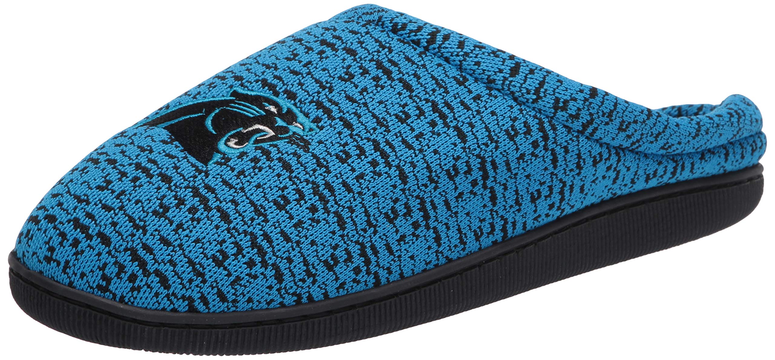 FOCO Mens NFL Team Logo Poly Knit Cup Sole Slippers