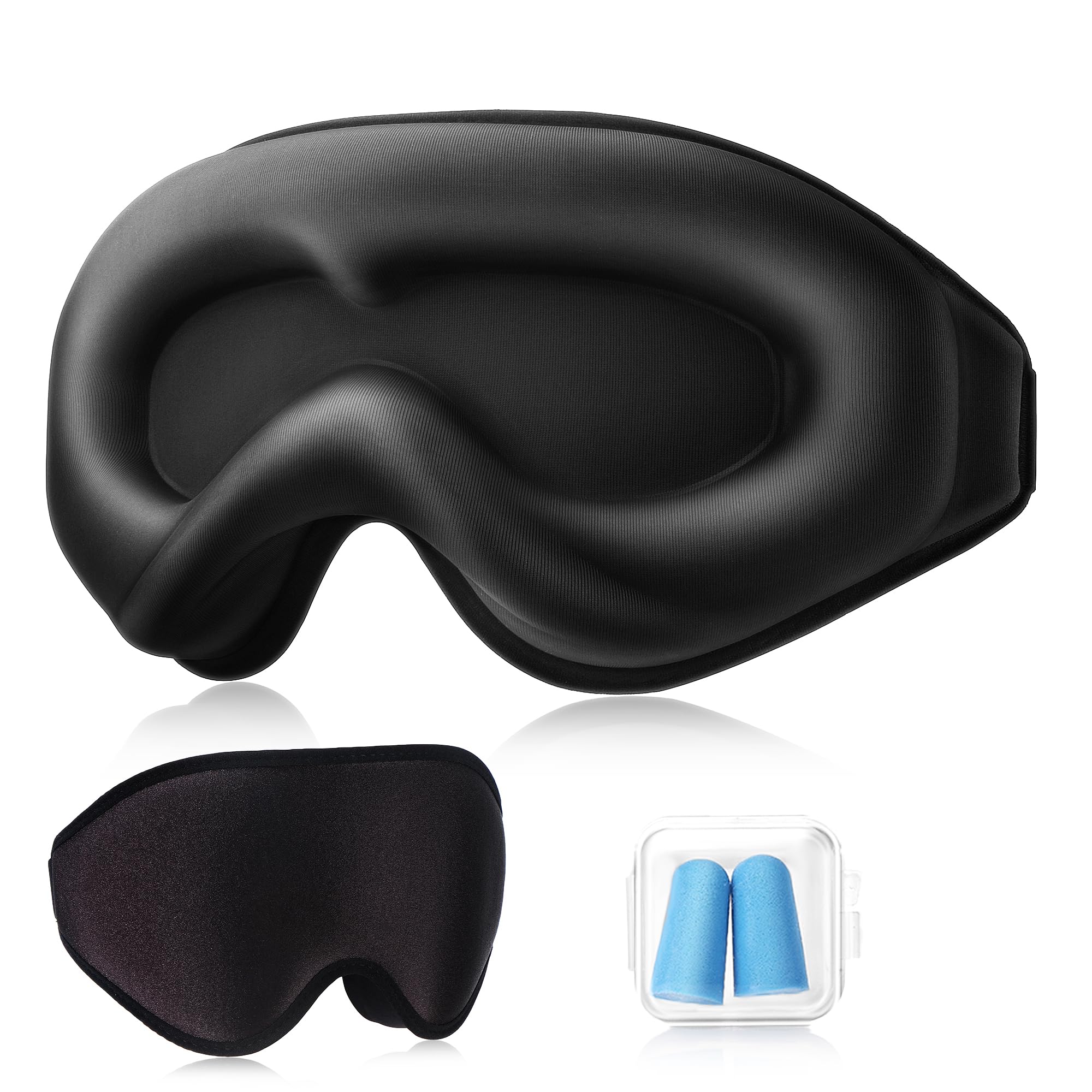 Amazon.co.jp: アイマスク 睡眠用 3D立体型 目隠し アイスシルクマスク