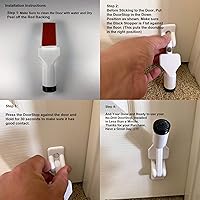 Vista 5 de El tope de puerta Just Stick and Go se instala en menos de un minuto Modelo 3