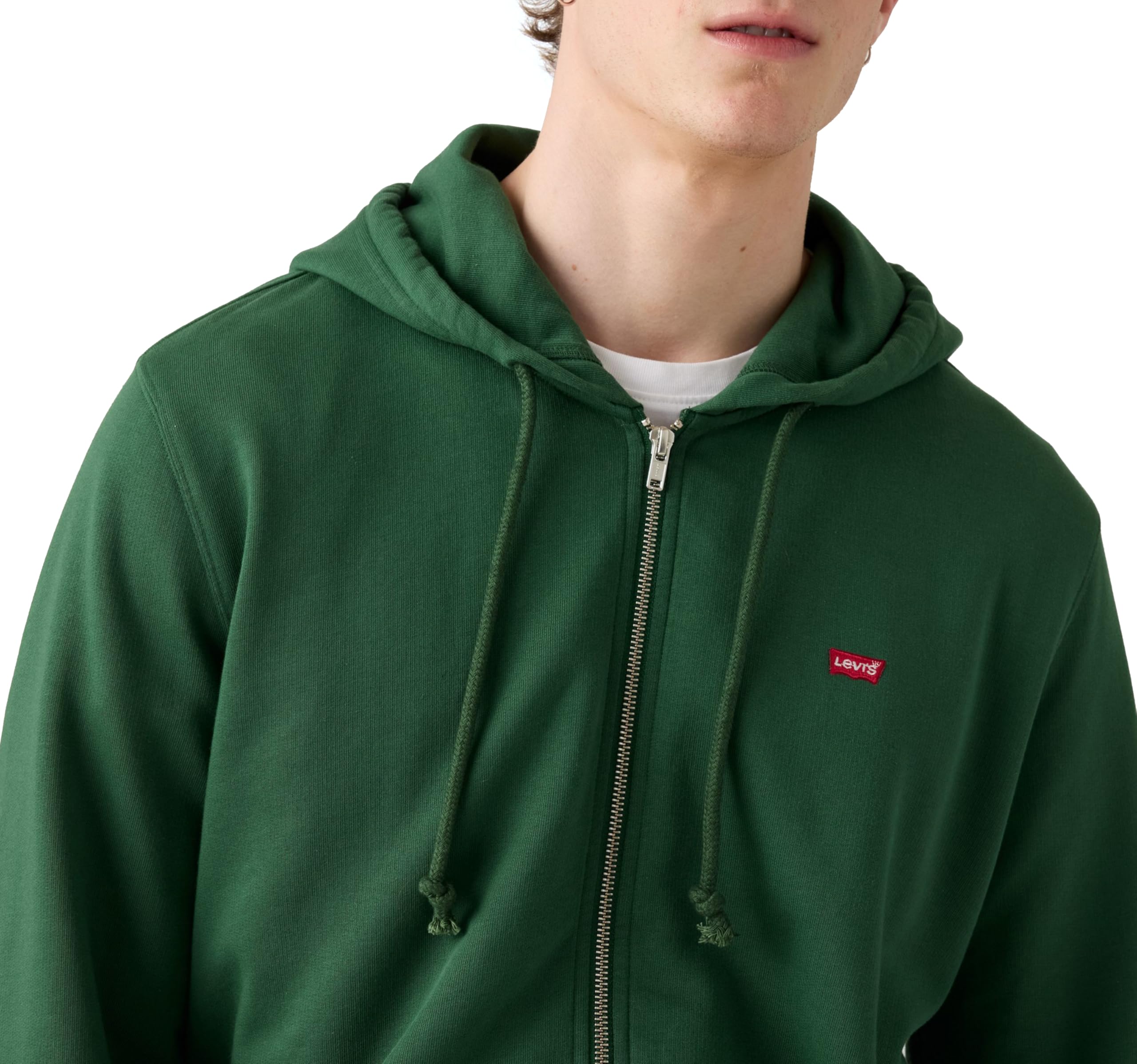 Levi's The Original Hm Zip Up Dark Green, ciemnozielony, M