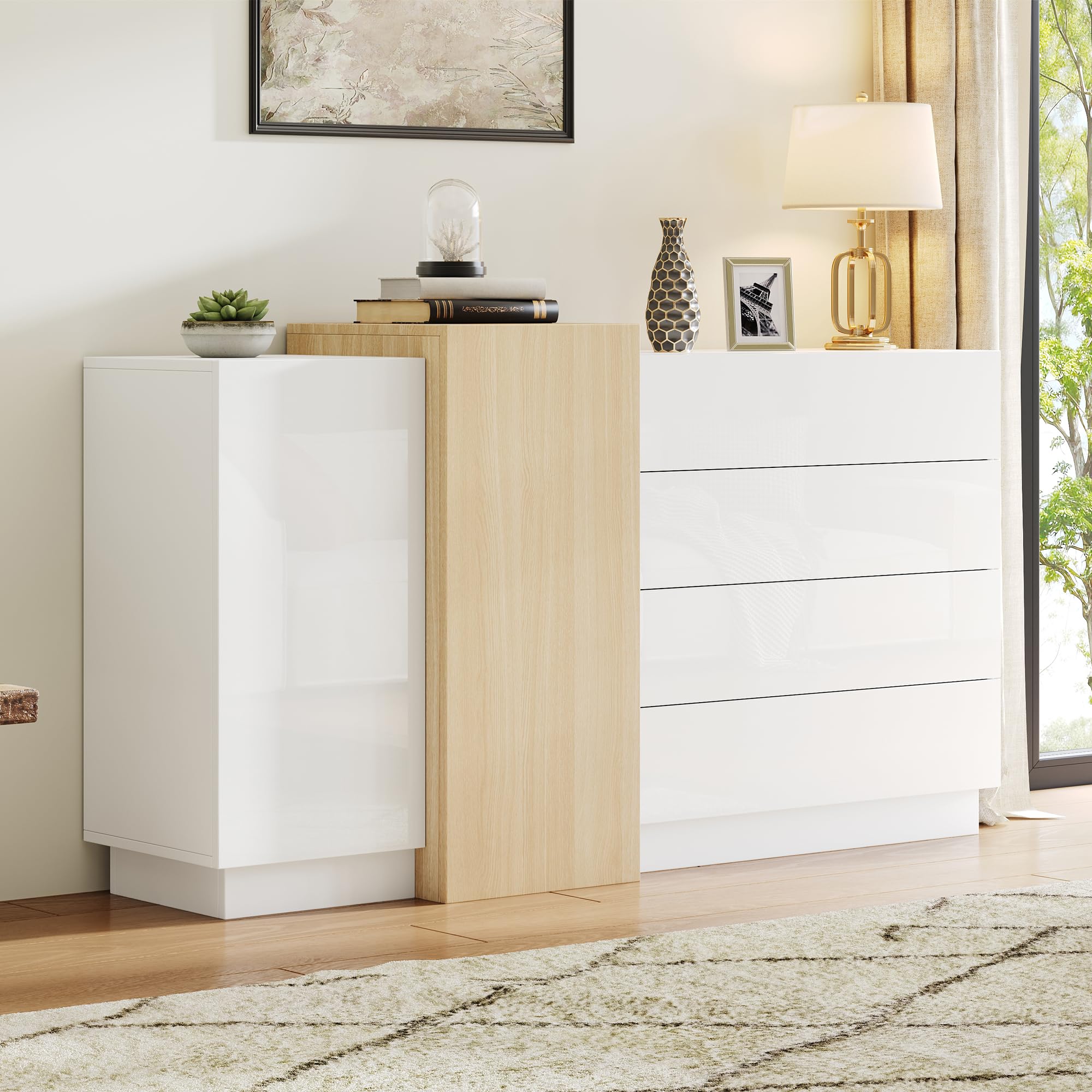 Armario de comedor para vajilla y salon moderno buffet cocina mdf