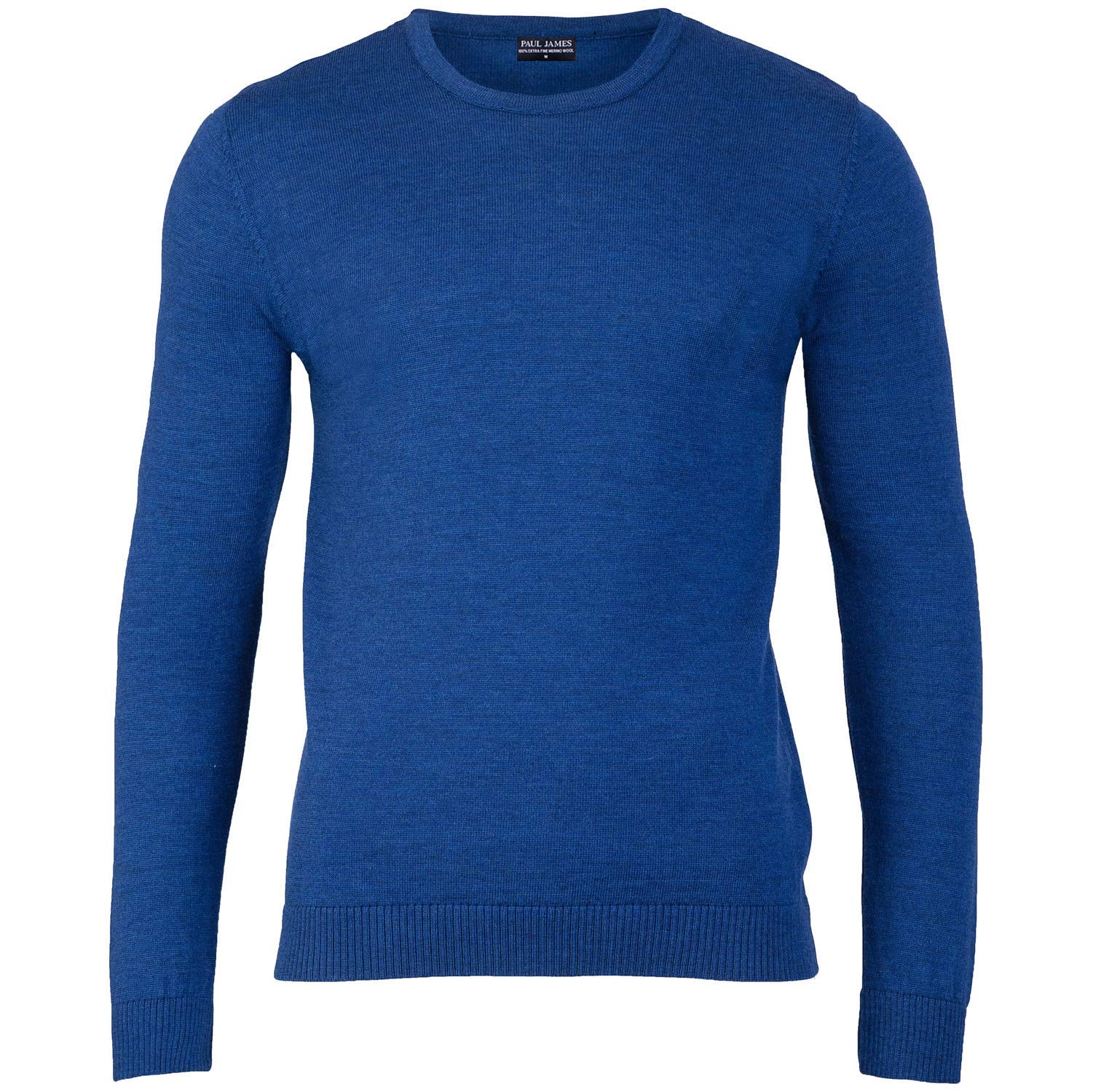 Mens 100% Merino Wool Crew Neck Jumper