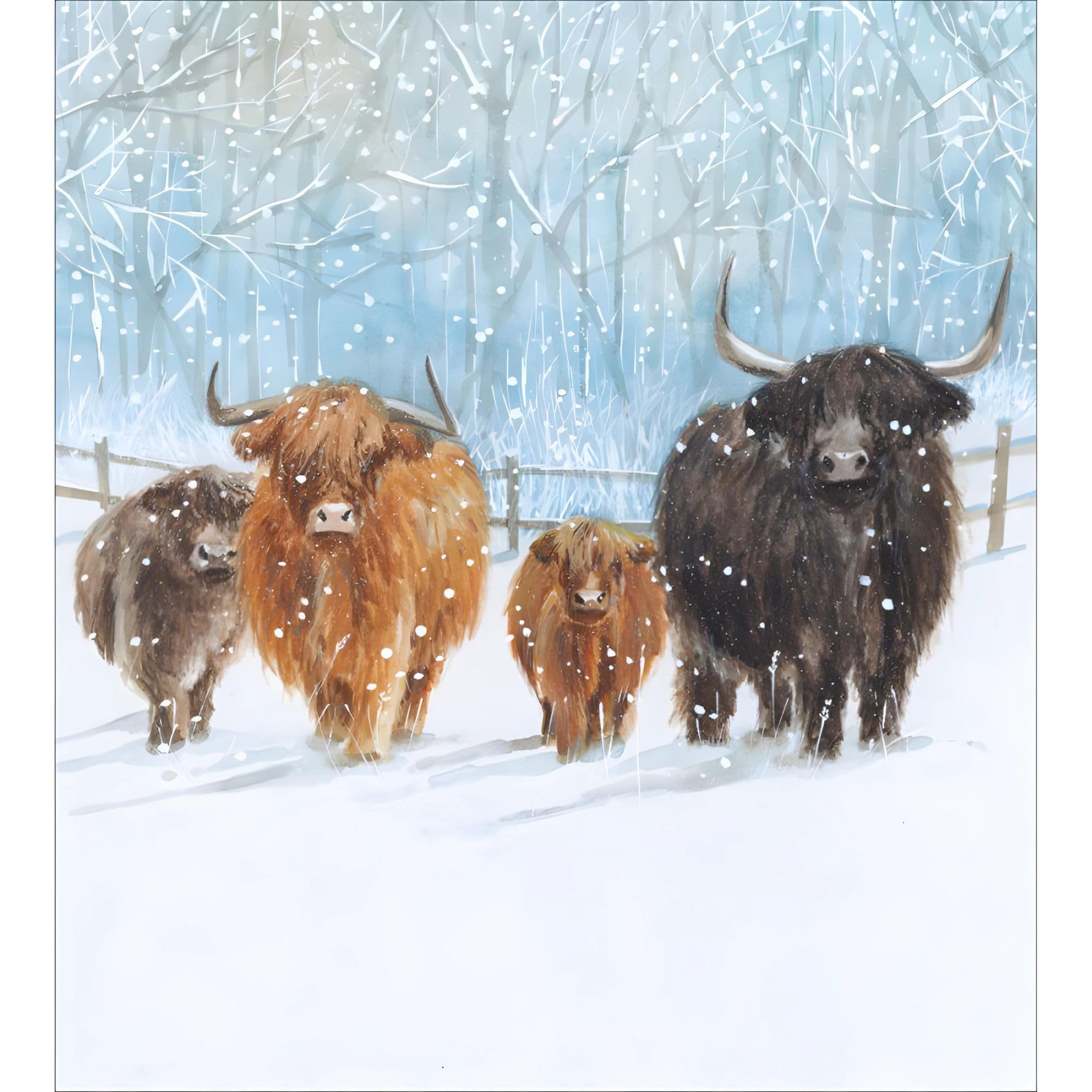 Charity Christmas Cards, Supporting Age UK, British Heart Foundation, Marie Curie and Mind, Pack of 5