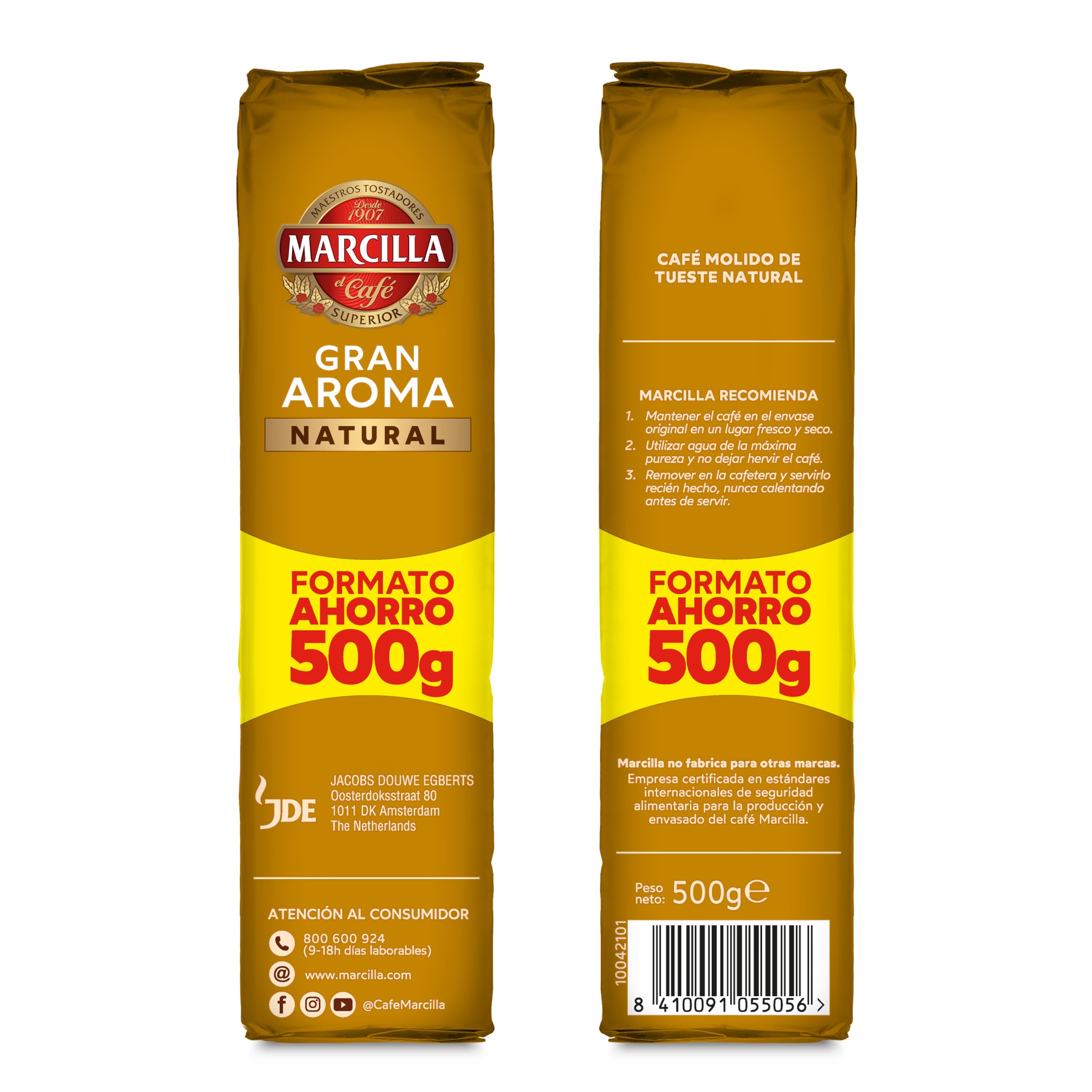 Marcilla Café Molido Gran Aroma | Natural | 500g