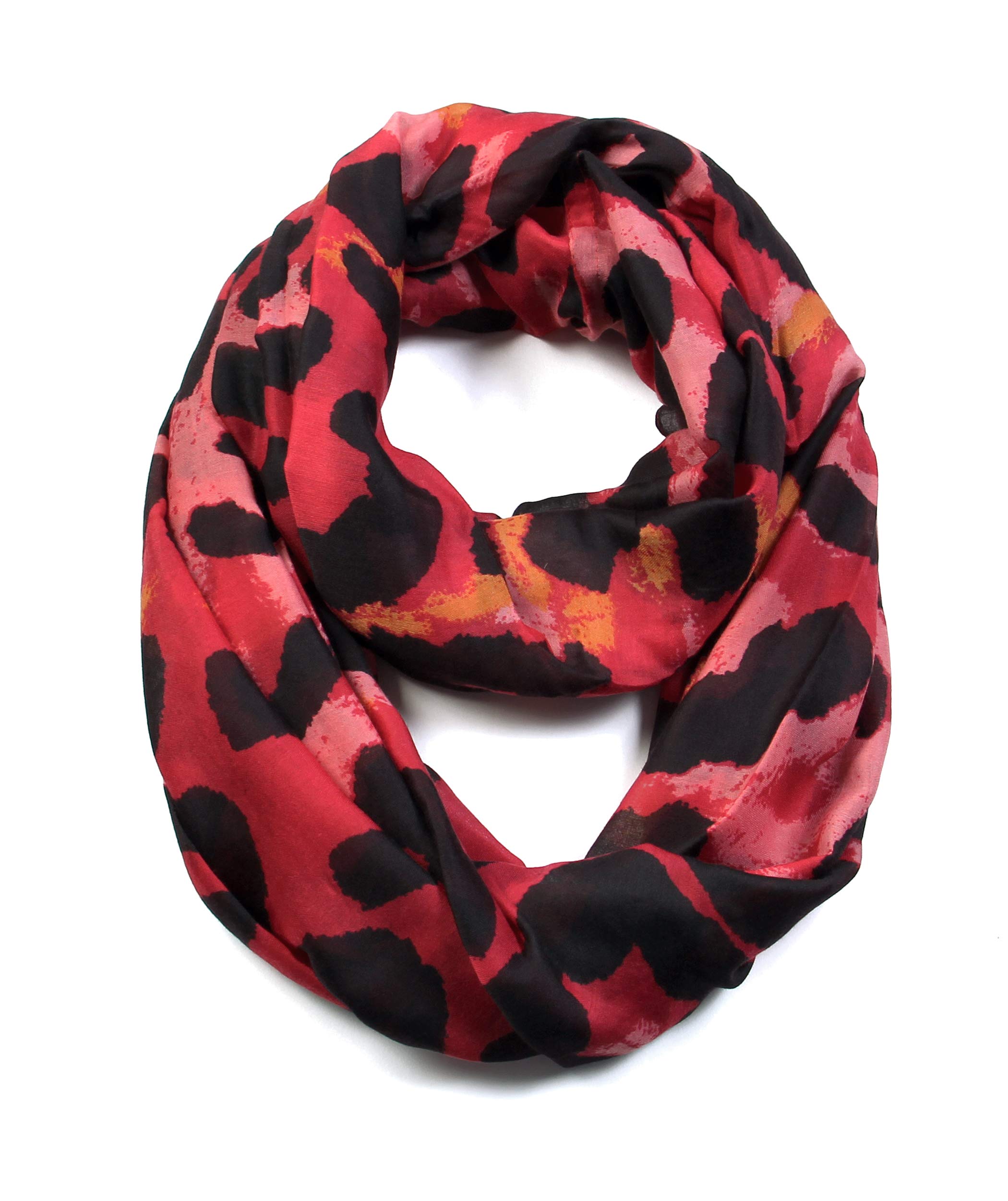 Classic Leopard Print Infinity Fashion Scarves