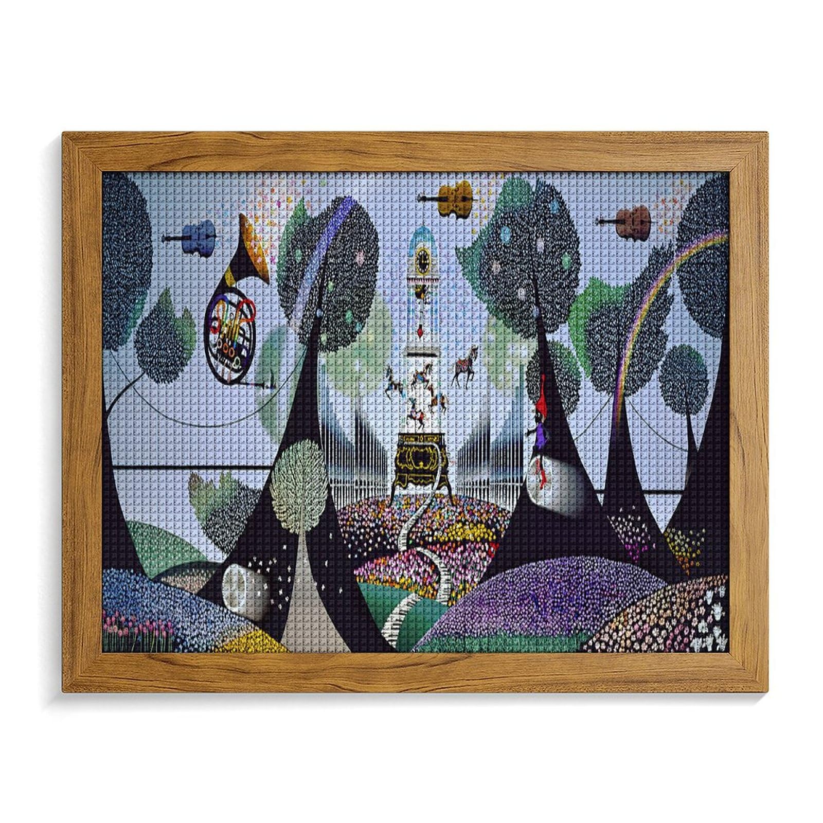 Amazon.co.jp: 藤城清治 花園のシンフォニー ダイヤモンド画 5D