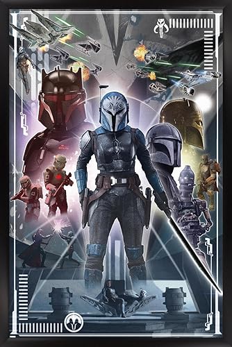 Trends International Star Wars The Mandalorian Season 3 - Póster de pared de la balada de Bo-Katan Kryze, 24.00 x 36.00 pulgadas, versión enmarcada