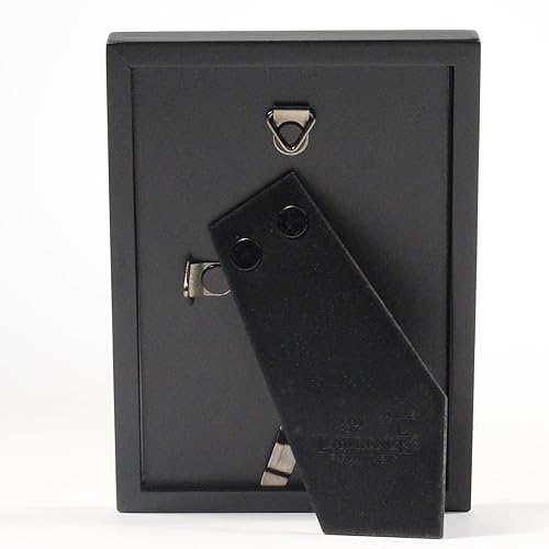 Vista 203 de Lawrence Frames Marco de fotos de madera de nogal, colección de galería, nogal claro, 2.5 x 3.5 pulgadas