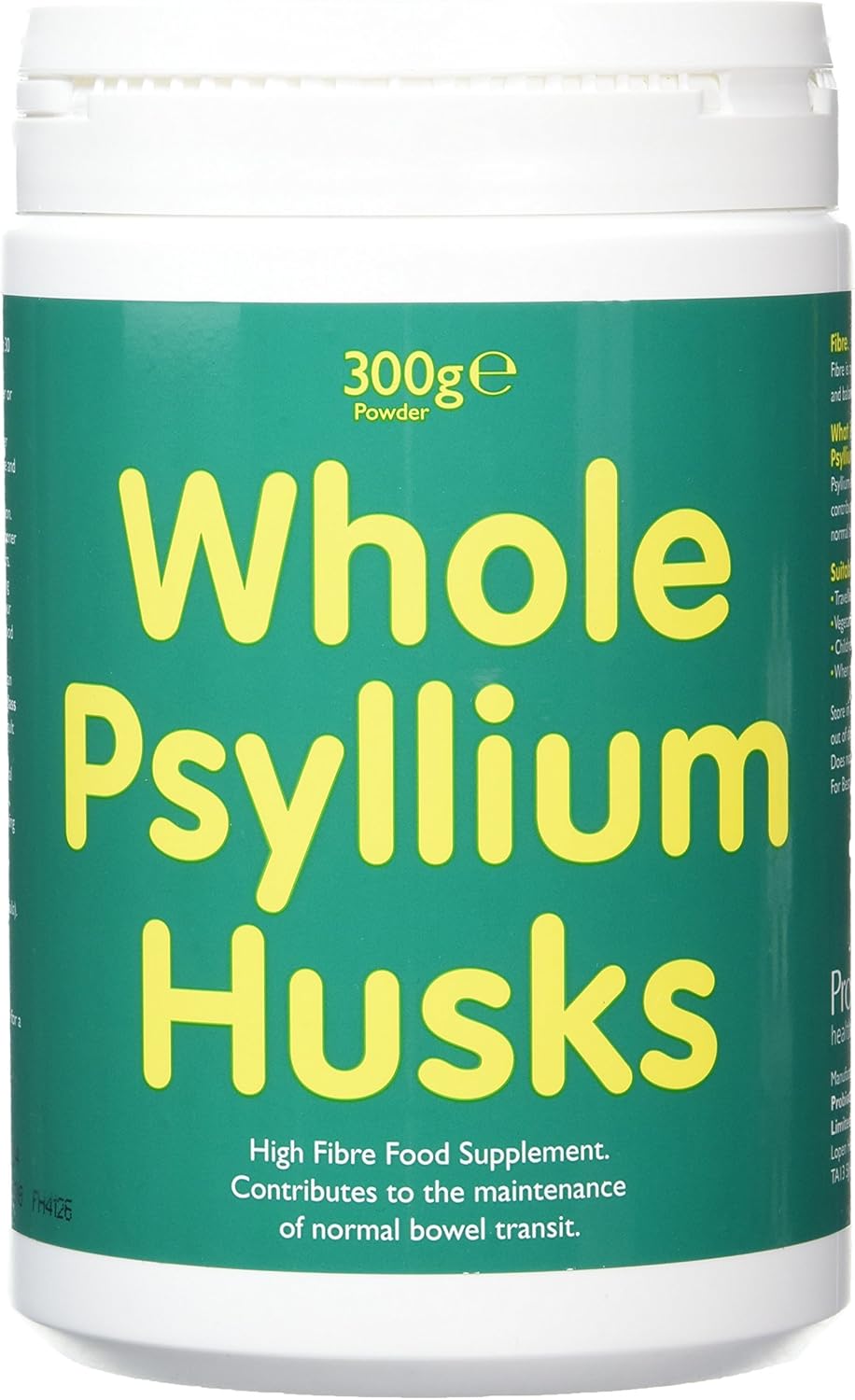 Protexin Whole Psyllium Husks High Fibre Food Supplement (300g Powder