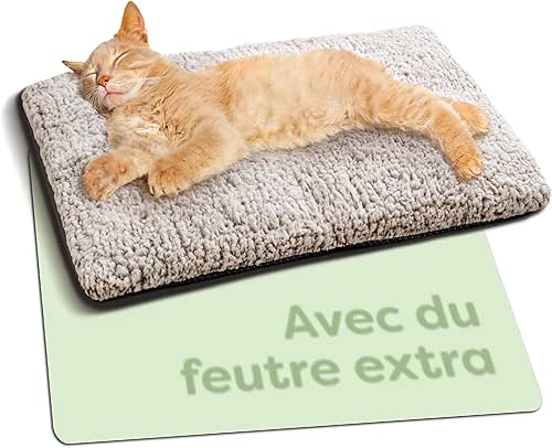 Knupis Coussin Chauffant Chat & Chiens - Couverture Chat 60x45cm-
