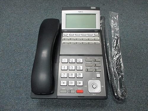 NEC Univerge UX5000 0910044 IP3NA-12TXH DG-12e Teléfono con pantalla de 12 botones BLK (reacondicionado certificado)