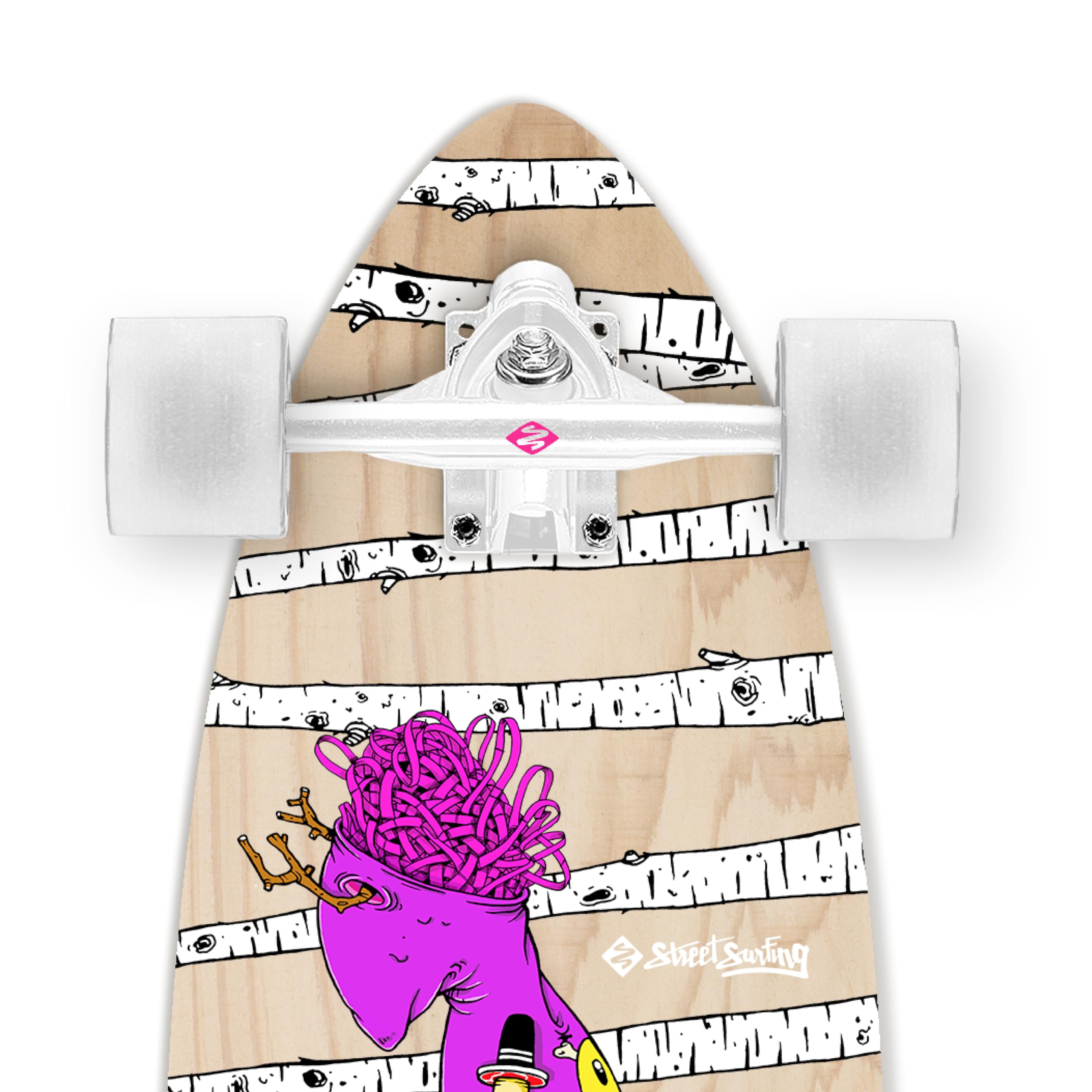 Longboard Street Surfing Pintail – Woods 101 cm