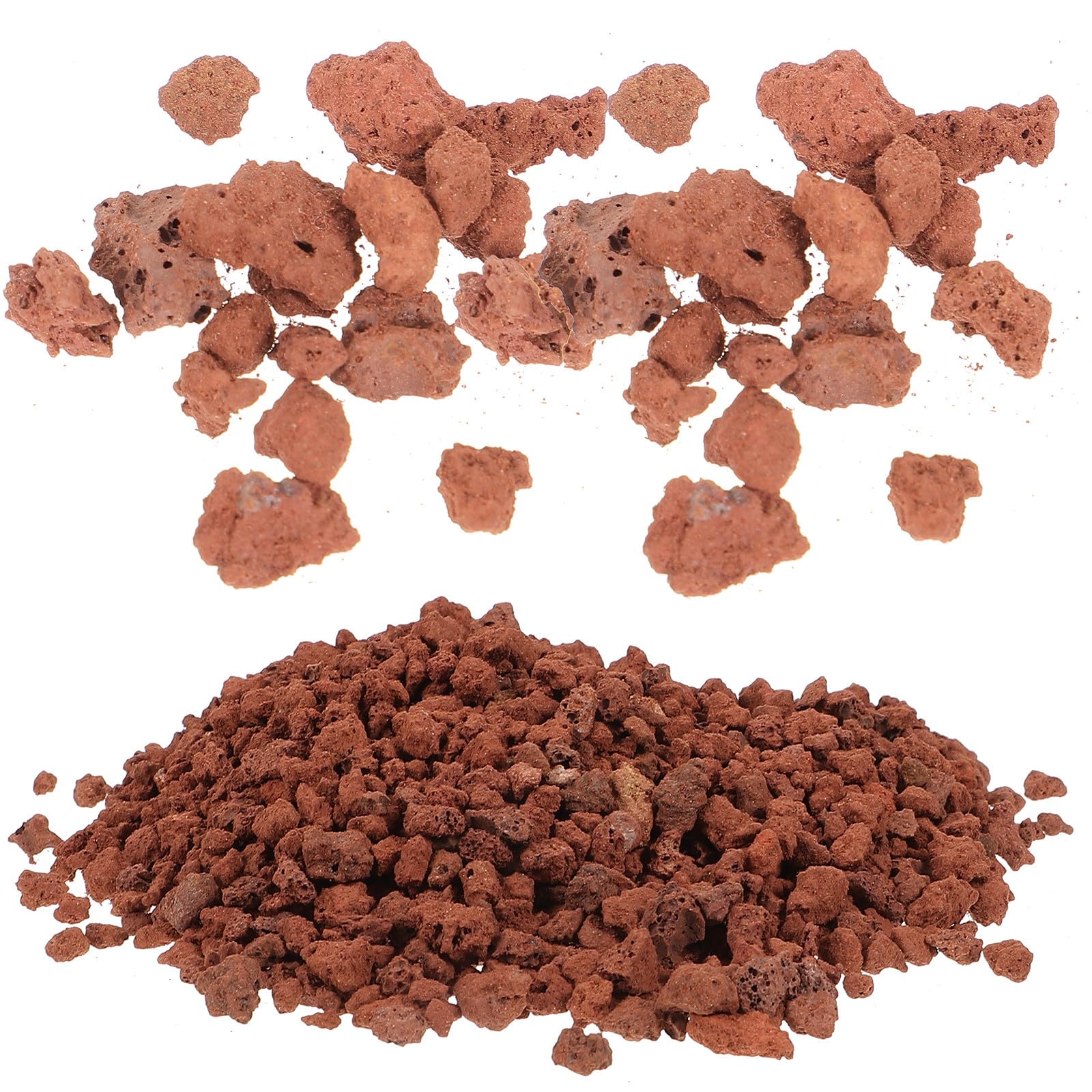 SUPVOX Piedras Volcánicas Naturales para Acuario y Macetas, (300g) Decorativas para Jardinería y Paisajismo, Grava Volcánica para Decoración de Peceras y Plantas