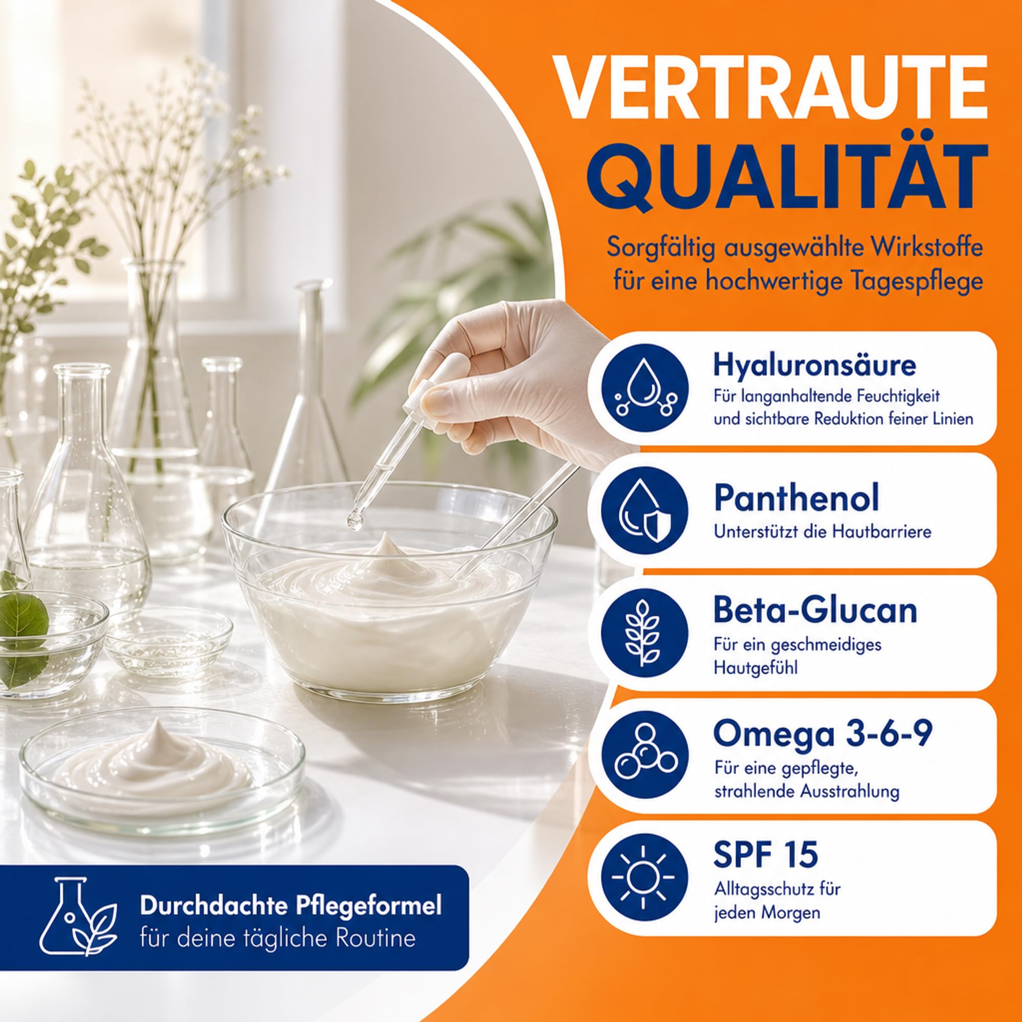 Crema de Día Antiarrugas con Oro Real y Ácido Hialurónico 50ml