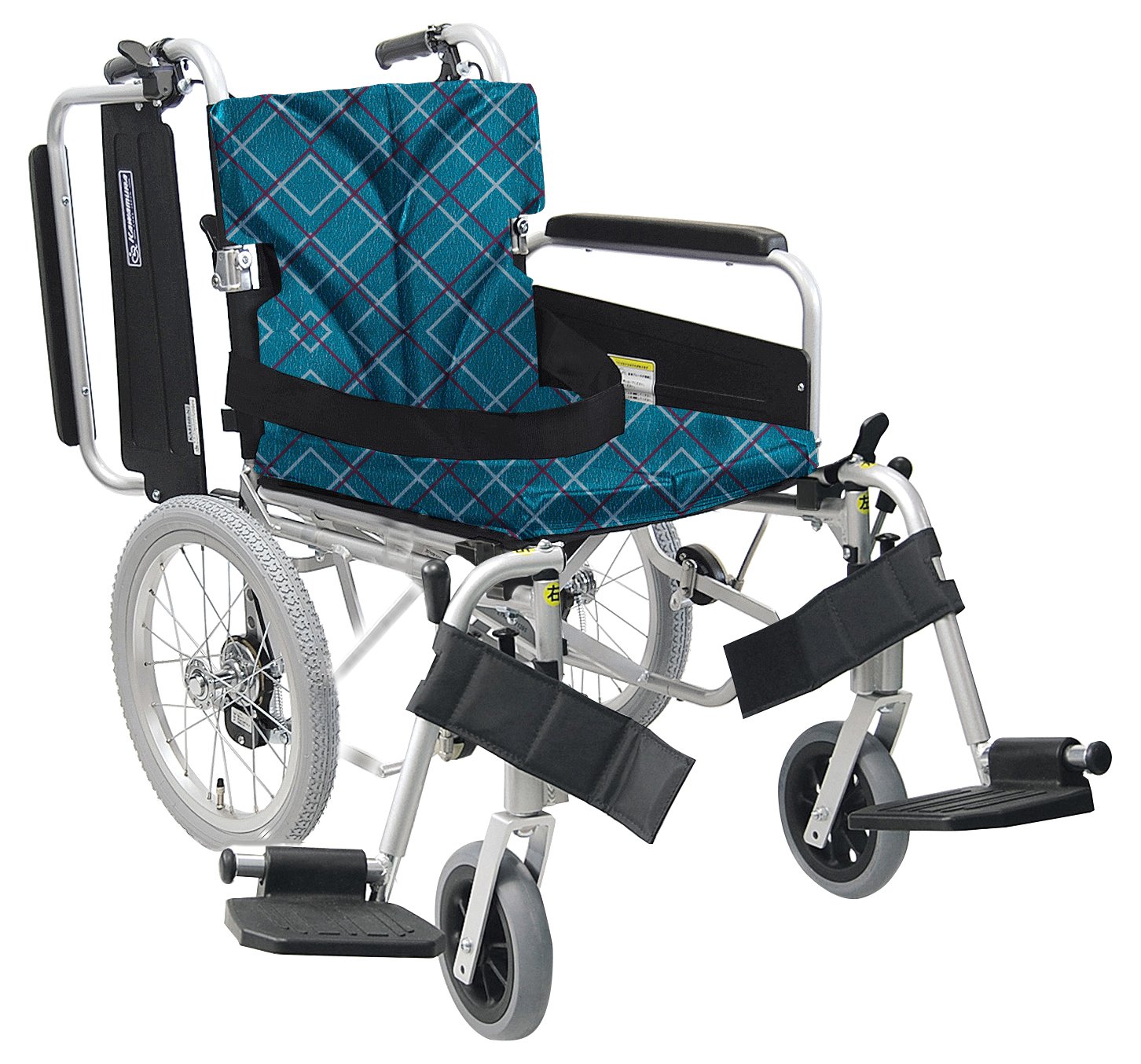 カワムラサイクル 介助用 多機能 低床式 ワイドタイプ 車椅子 KA816B
