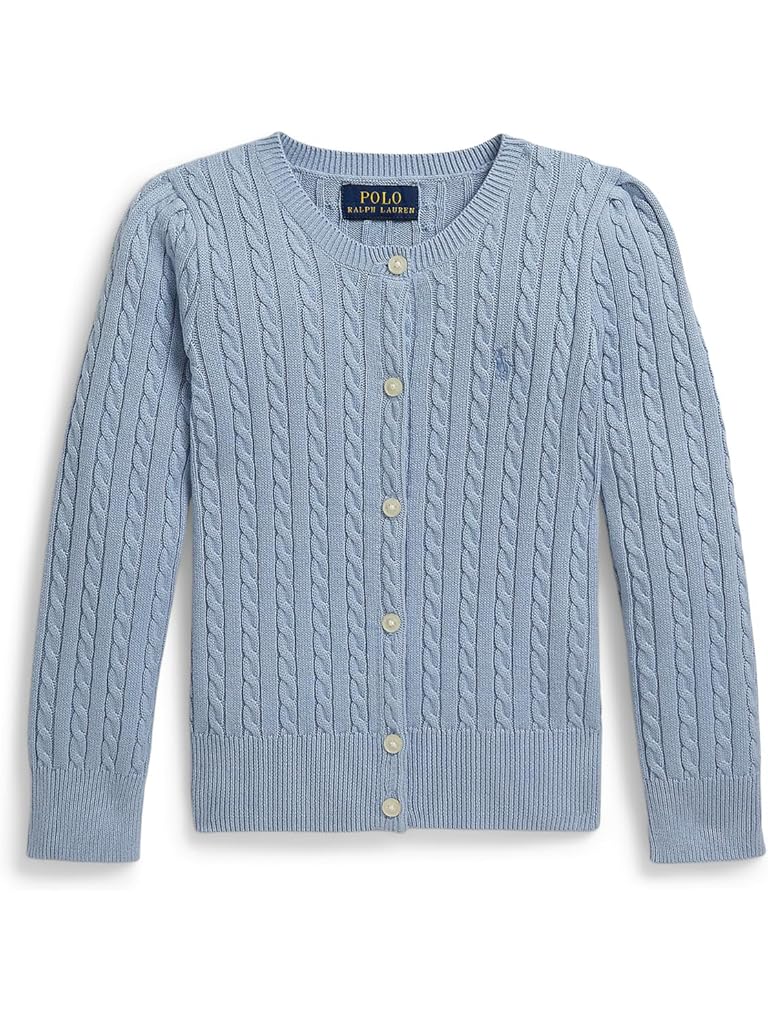 Blue Polo Ralph Lauren Cotton-Mini Cable-Tops-Sweater (Toddler/Little Kid)