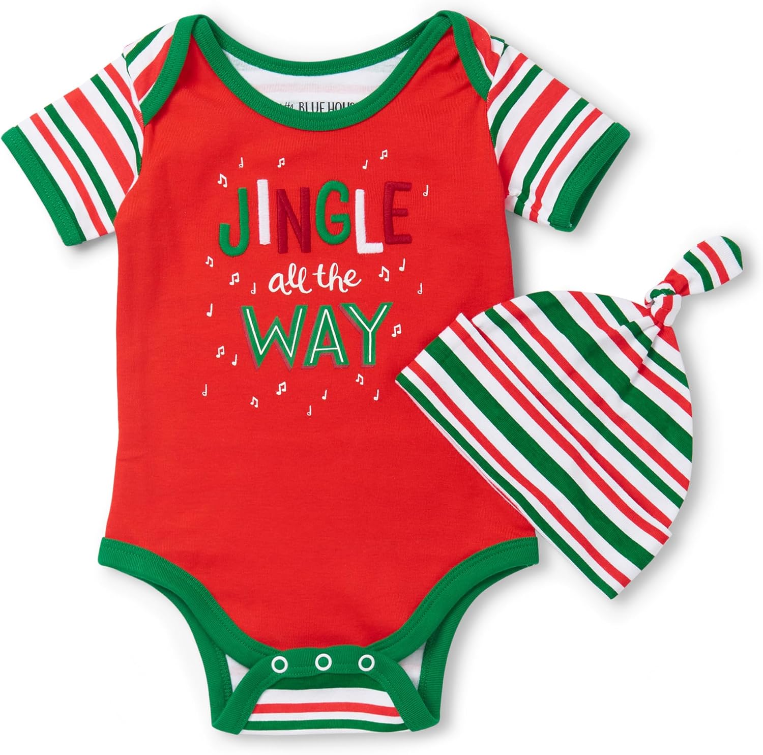 Baby Bodysuit with Hat The Christmas Type Jingle 18-24 Months