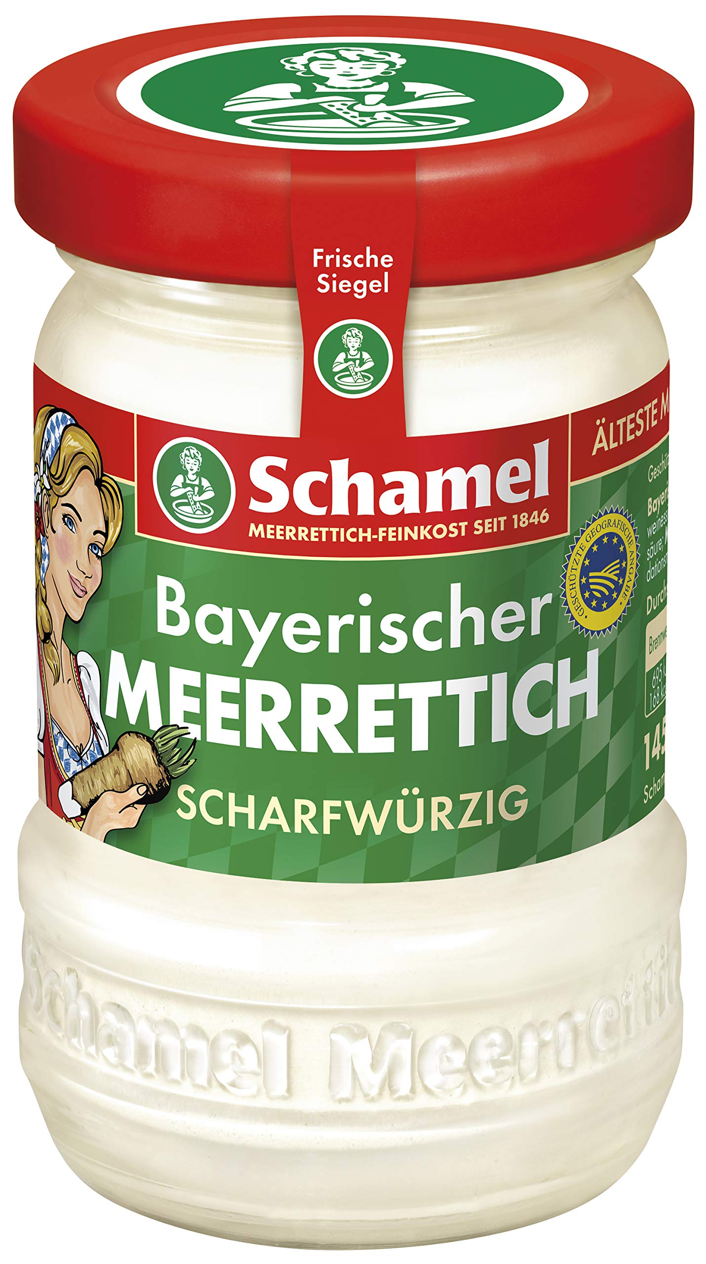 Schamel Bayerischer Meerrettich Scharfwürzig, 145 g