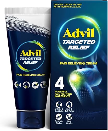 Advil Targeted Relief - Crema para aliviar el dolor, hasta 8 horas de potente alivio del dolor menor de artritis, dolor en las articulaciones, dolor