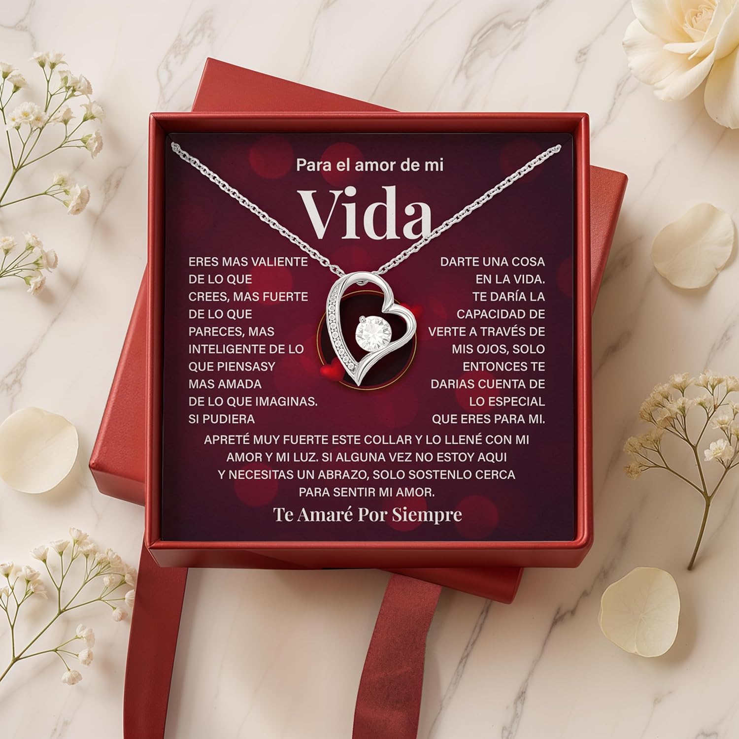 Collar Para El Amor De Mi Vida, Regalo Para Mi Esposa O Novia, To My Soulmate Necklace For Women, Símbolo De Amor Eterno