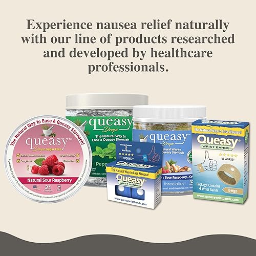 Miniatura 6 de Three Lollies Queasy - Pulseras antináuseas Alivio de náuseas y vómitos de náuseas matutinas, mareos por movimiento, migraña clínicamente probado