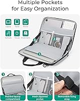 Vista 3 de BAGSMART 15.6-16 inch Laptop Computer Case with Strap,Shockproof Waterproof Laptop Bag with Sturdy Handle