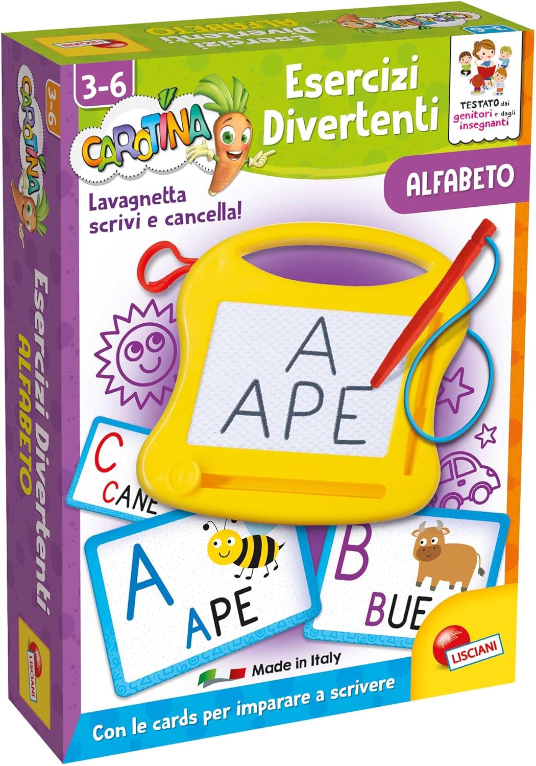 Liscianigiochi Alphabet Fun Exercise Carrot