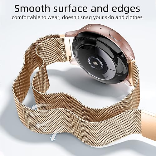 Miniatura 2 de JKD Bandas de metal compatibles con Samsung Galaxy Watch 7 6 5 4 Band 1.575 in 1.732 in, Galaxy Watch 5 Pro 1.772 inWatch 6 4 Classic 1.654 in 1.811