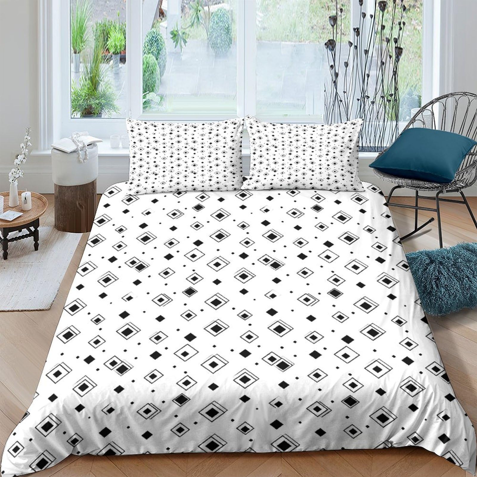 Ctjqhvkz Style-4 3D Printed Mandala Pattern Fitted Sheet Microfiber Soft Breathable Geometric Star Mattress Cover For Bedroom Guest Room Decor Single（135X200cm）