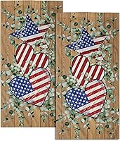 Vista 58 de Giwawa Juego de 2 toallas de mano de ciervos del bosque, toallas de mano de animales salvajes, toallas suaves para la cara de los invitados