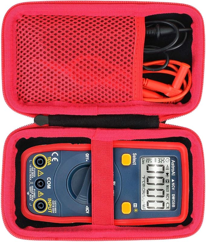 Hard Case for AstroAI Digital Multimeter Voltage Tester Multimeter | EVA hard shell, Water-resistant design, Impact-resistant design, Case only
