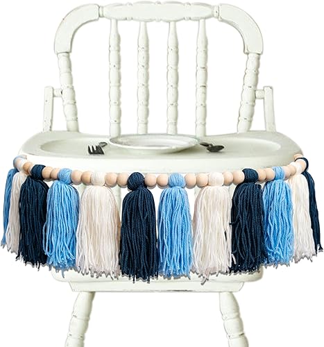 Miniatura 8 de Guirnalda rosa rubor, pancarta para la primera silla alta, pancarta temática de borla rosa para niña, accesorio para fotos de pastel de niña,