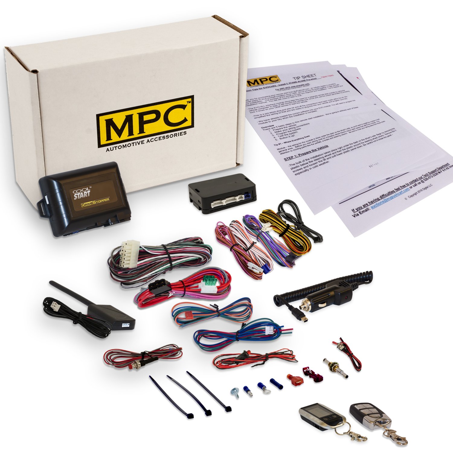 MPC Complete 2-Way LCD Remote Start for 2007-2009 Pontiac G6 - EZ Installation