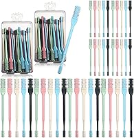 Lanties 48-Pack 2-in-1 Double-Sided Nose Hair Trimmer for Men & Women - Portable 360° Manual Nasal Cutters with Brush, Multicolor