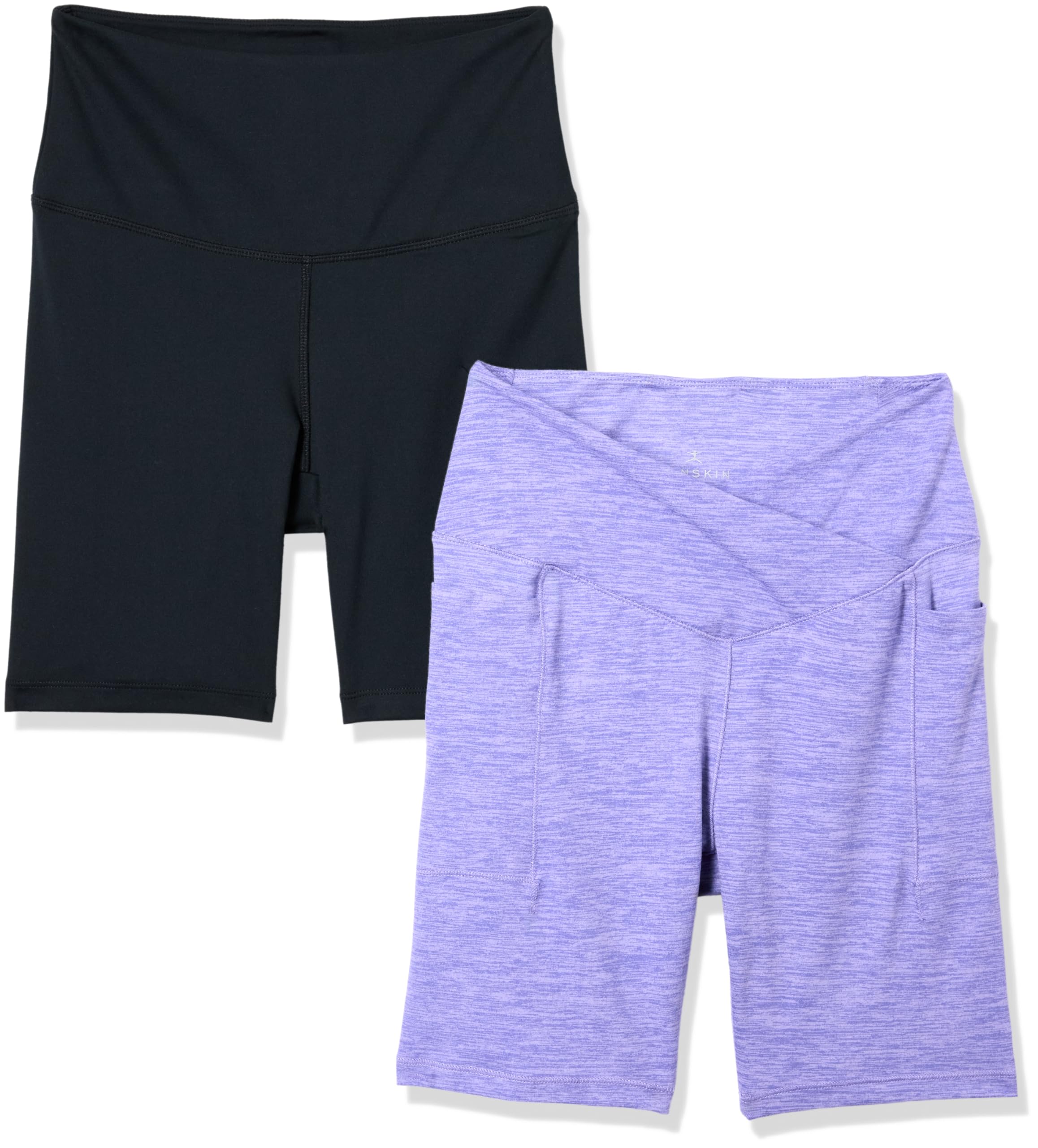 DanskinWomen's 2-Pack 7" Bike Shorts