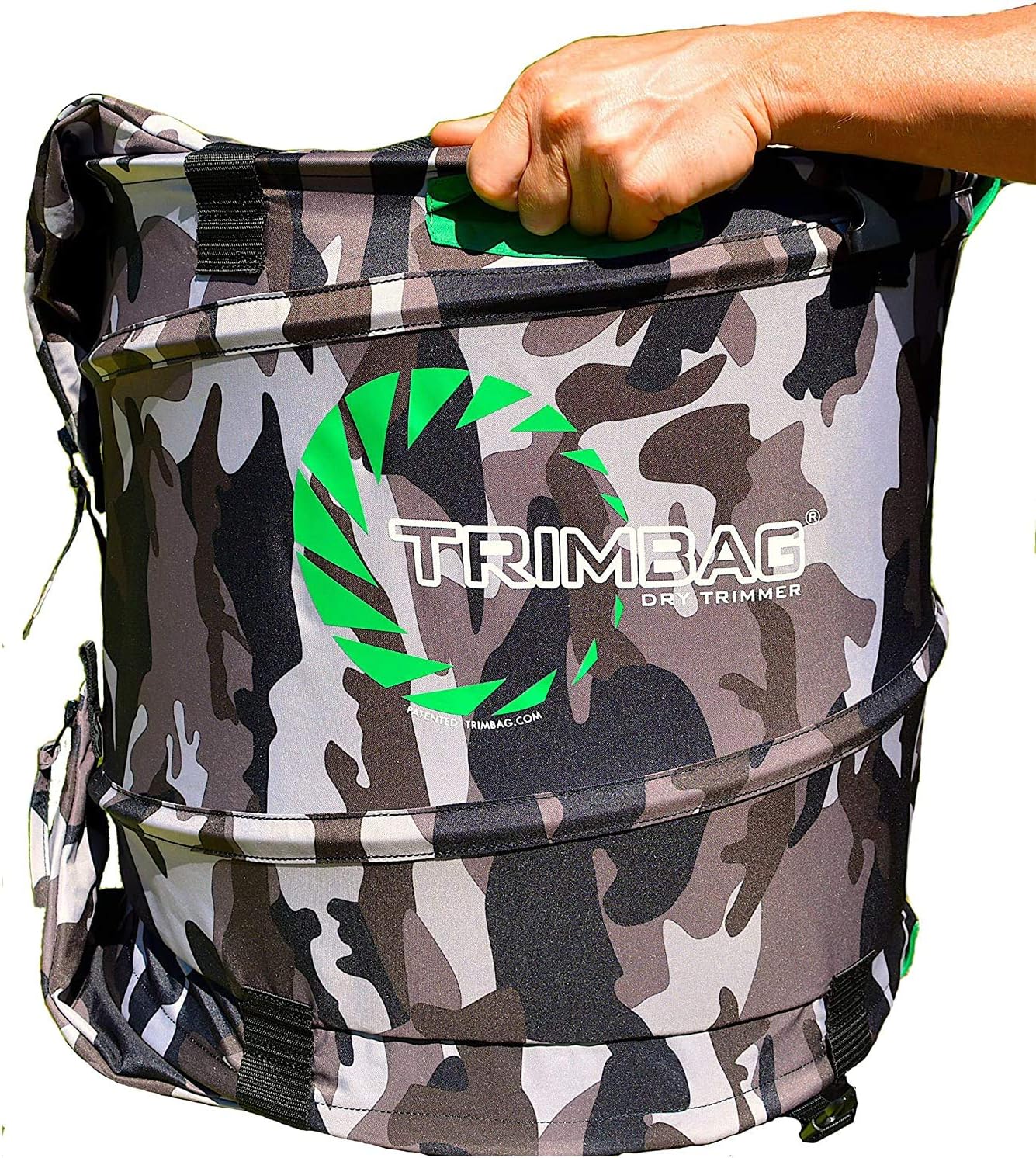 Premium Complete Dry Trimming Kit Bundle, Includes Common Culture Trimming Scissors, Grow Crew Ratchet Hangers, 10 Pack of Bags, Flower Plant Trim Accessories and Supplies Set, Camo