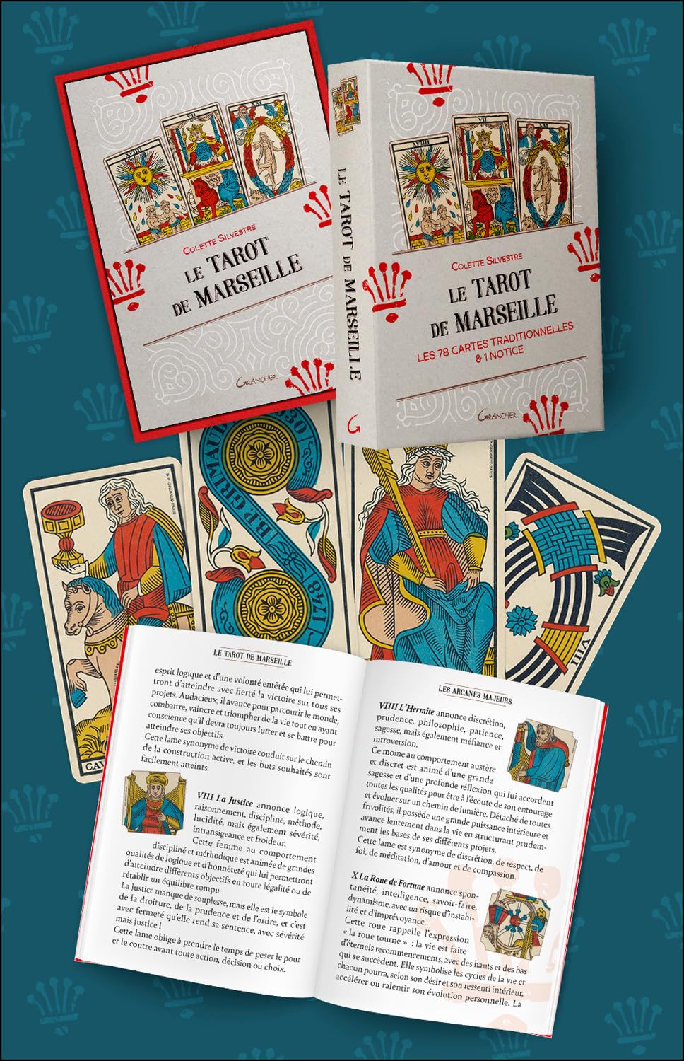 Le Tarot de Marseille: Les 78 cartes traditionnelles & 1 notice