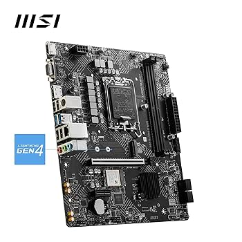 MSI PRO H610M-G WiFi Motherboard, Micro-ATX - Supports Intel