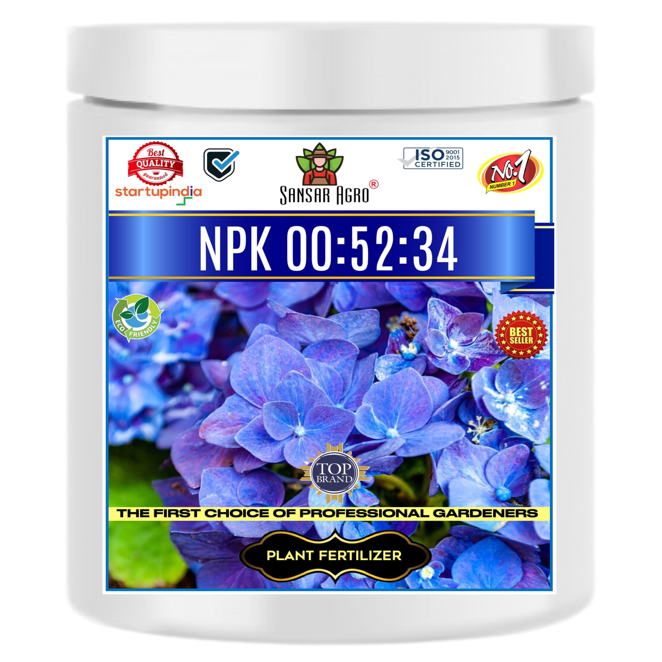 Sansar Agro® NPK 00:52:34 Fertilizer for Plants.(900 gm) (B09YD99YSD) Amazon Price History, Amazon Price Tracker