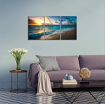 Amazon.co.jp: 海 アートパネル 海 風景画 海の絵 3枚 写真 太陽 自然 Amazon.co.jp: 海 アートパネル 海 風景画 海の絵 3枚 写真 太陽 自然