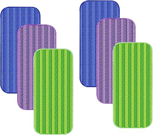 Swiffer Wet Jet - Recambios de solución para limpieza de suelos, paños de microfibra húmedos y secos, lavables, reutilizables, almohadillas para