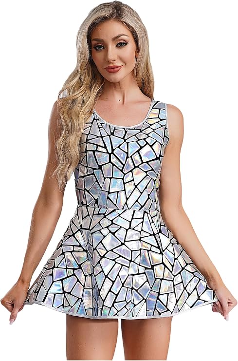 Sequin Bodycon Dress for Women Sparkly Evening Clubwear A-line Mini Elegant Cocktail Dresses