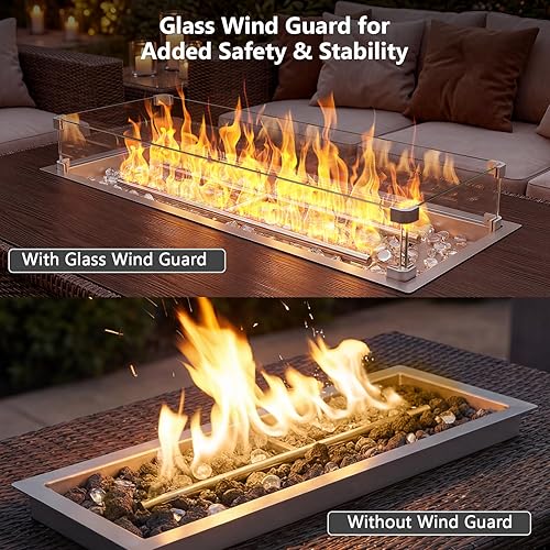 Vista 24 de GRISUN Válvula mezcladora de aire de propano de 1/2 pulgada para hogueras – Válvula mezcladora de aire de alta capacidad de 150,000 BTU Propano