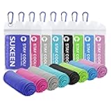 Sukeen Cooling Towel,Instant Evaporative Cooling for Sports,Yoga,Golf,Gym,Neck,Workout and More(40”x 12”)