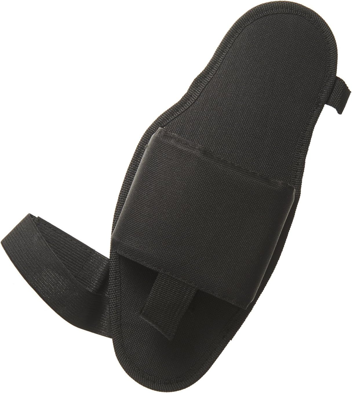 Black Canvas Drink Holster. Black Portable Can or Bottle Carrier with ID Holder and Credit Card Pocket.