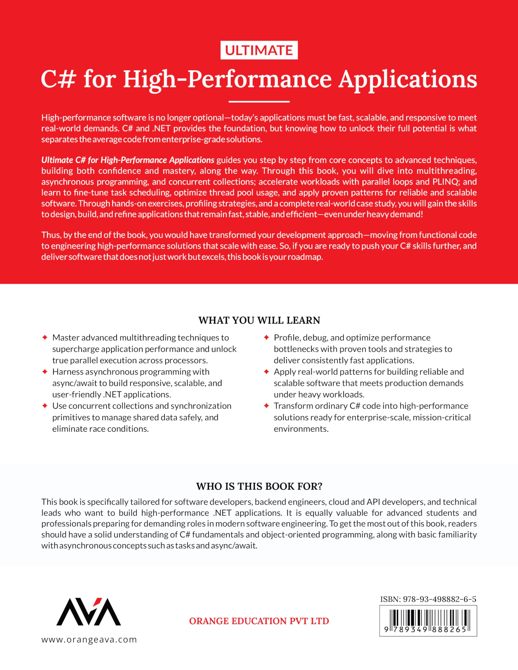 Ultimate C# for High-Performance Applications: Master Multithreading, Parallelism, and Async Techniques to Engineer High-Performance, Enterprise-Grade Software with C# 13 and .NET 9 (English Edition)
