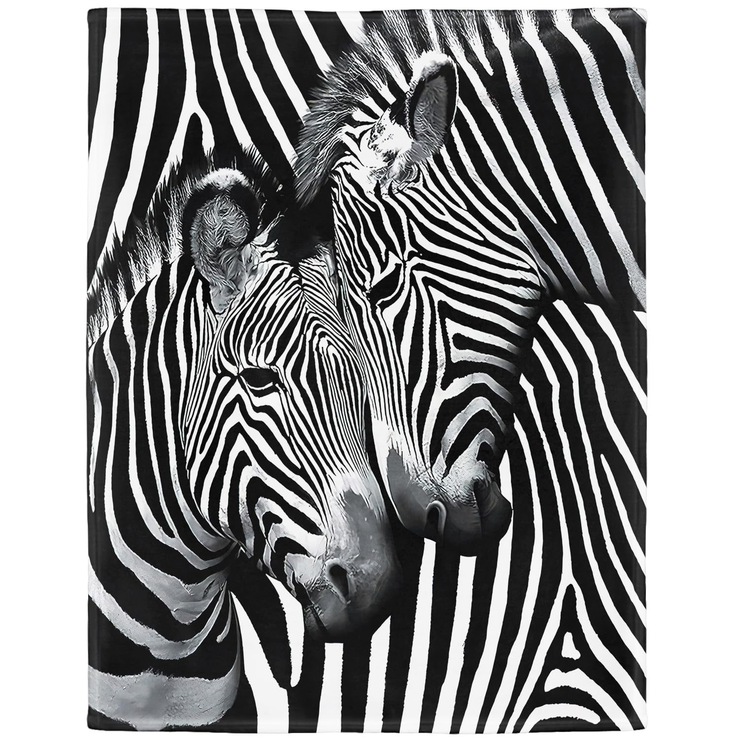 YISUMEI Decke 150x200 cm Kuscheldecken Sanft Flanell Weich Fleecedecke Bettüberwurf Zebra
