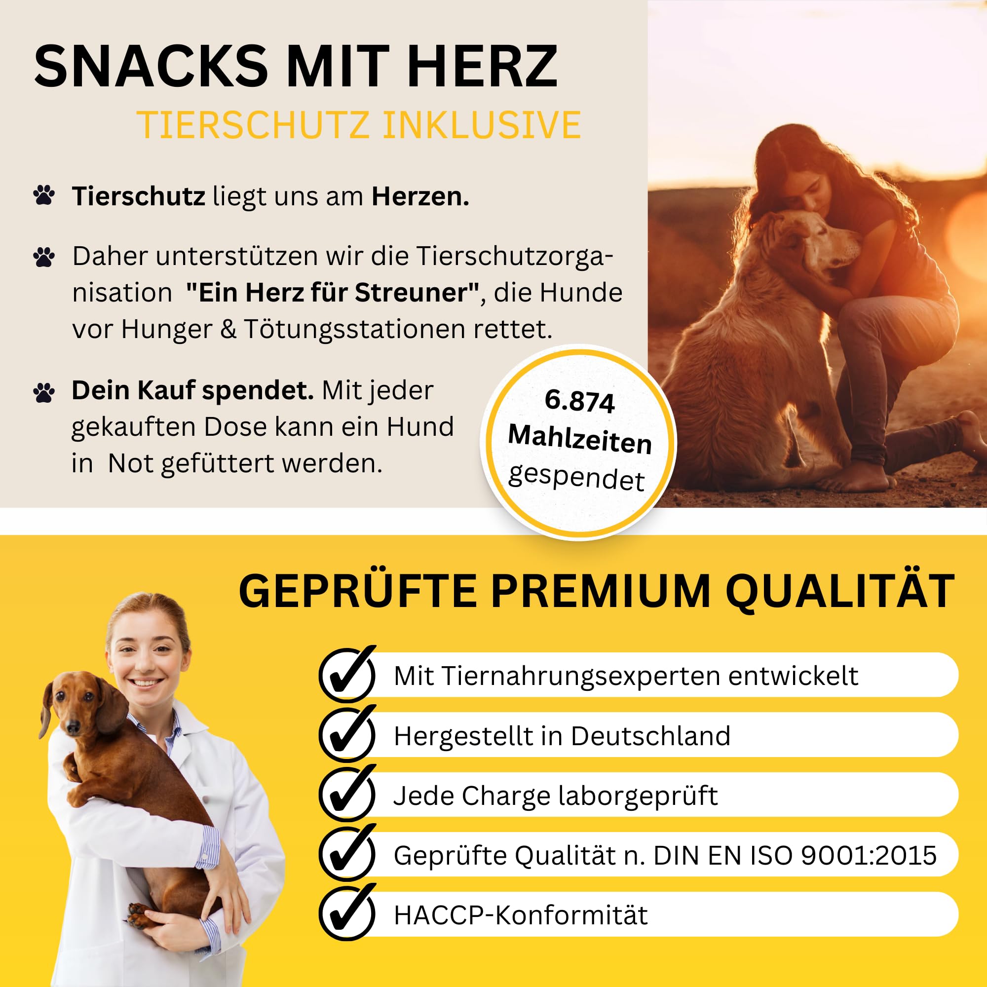 Haut & Fell Drops mit Algenöl (Omega 3) für Hunde I gegen Juckreiz, Haarausfall & trockene Haut I für glänzendes Fell mit Biotin, Bierhefe, Vitamin E I 100% natürlich I ca. 120 STK.