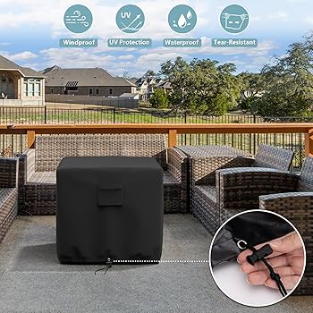 Amazon.com : SHINESTAR Square Fire Pit Cover, Fits for 26-28