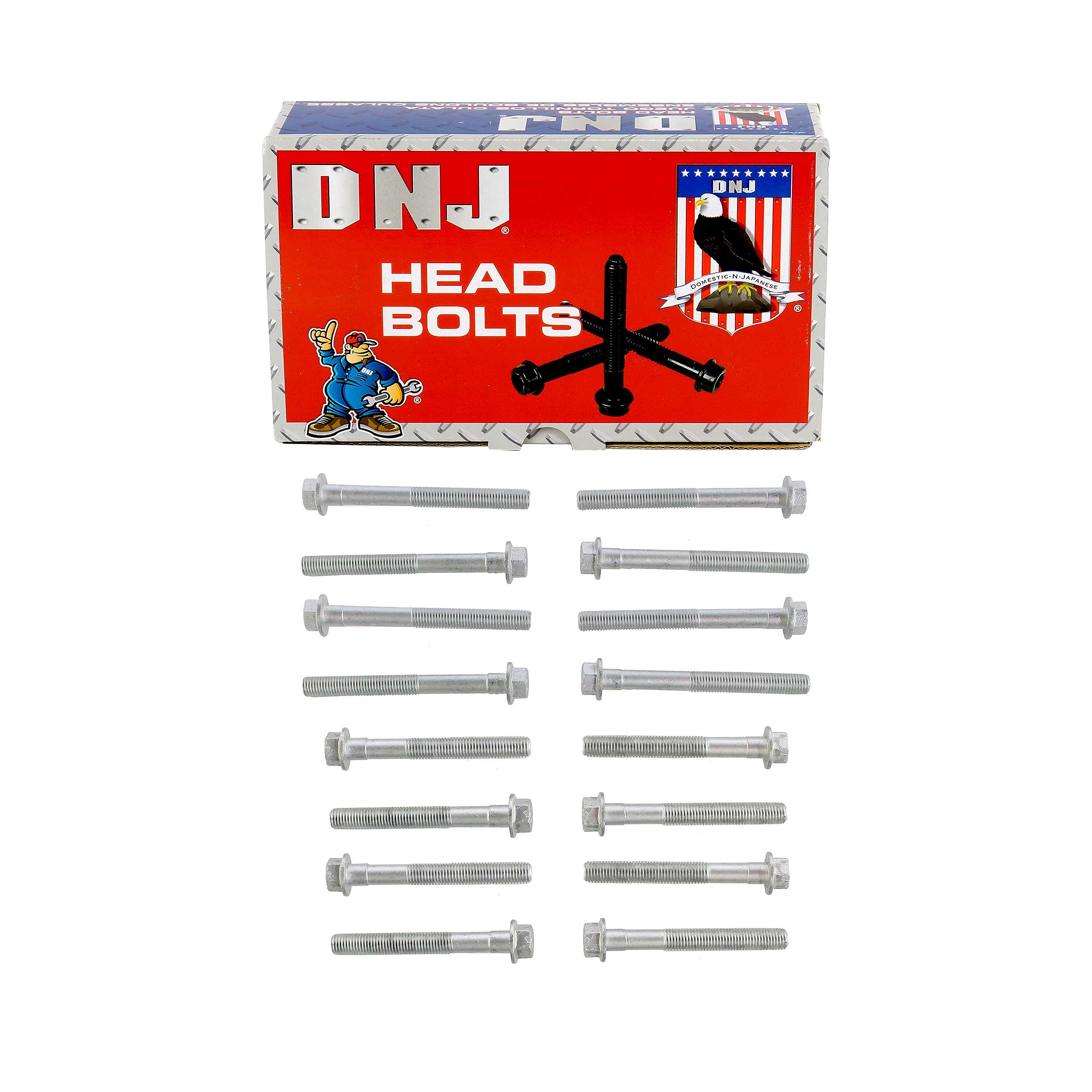 DNJ® HBK151 DNJ Cylinder Head Bolt Cylinder Head Bolt, Set Of 10